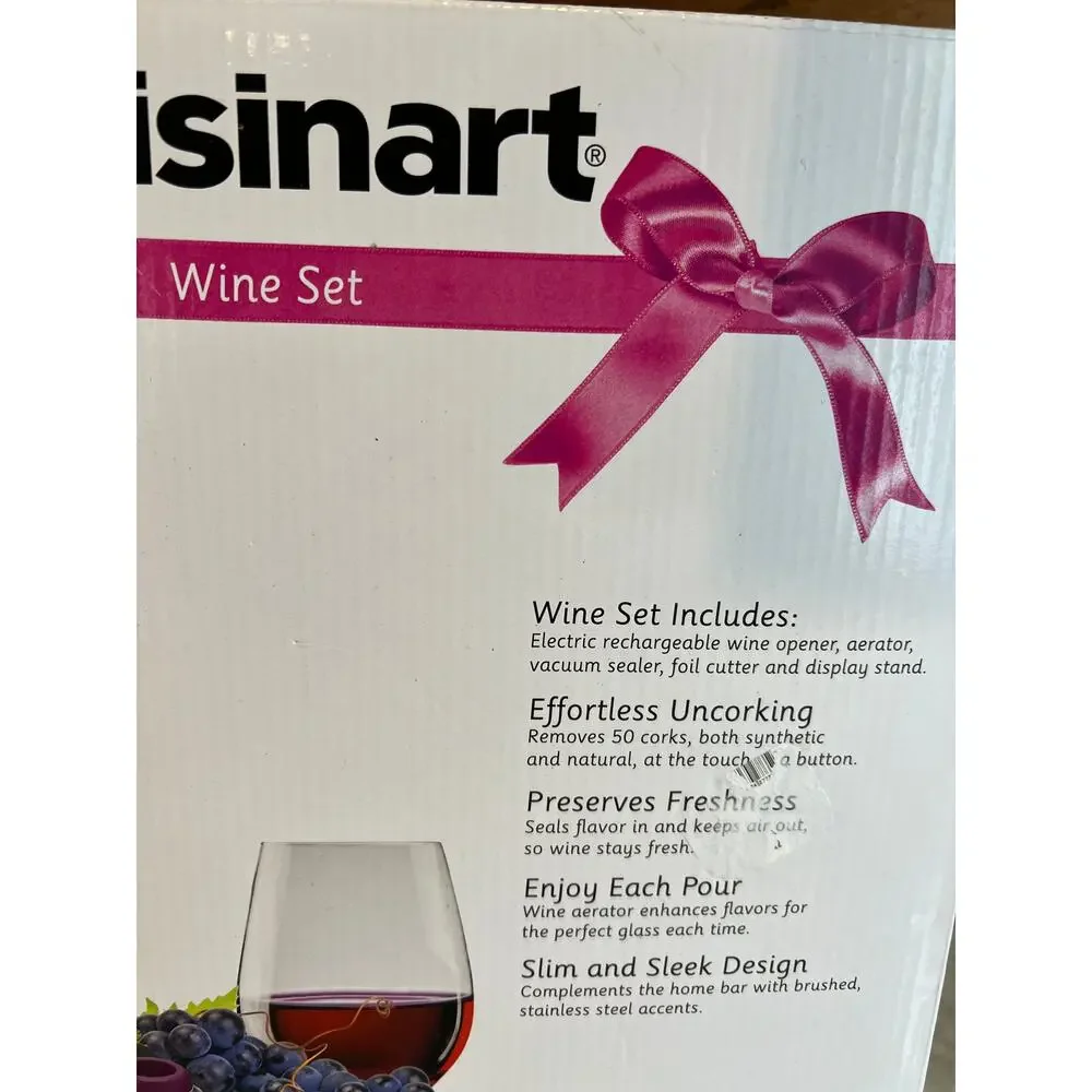 Cuisinart Electric Wine Opener Gift Set
